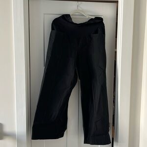 Old navy maternity over the bump wide leg black pants xl